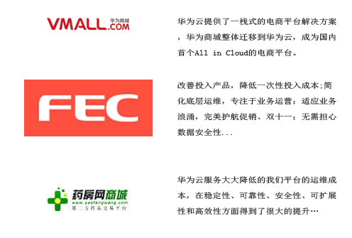 锐科华为电商云解决案例
